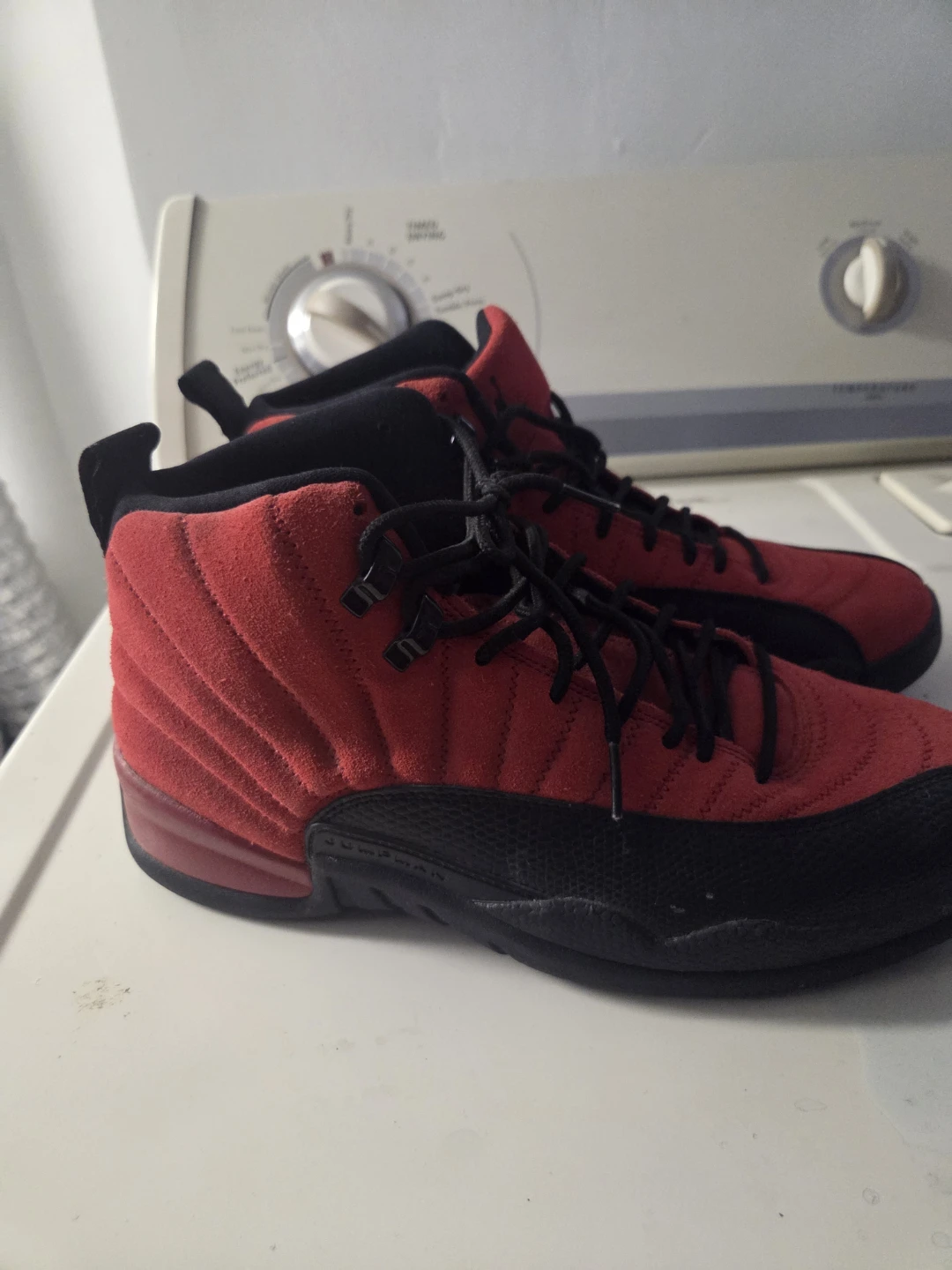 Air Jordan 12 Retro Gym Red Black Sneakers - photo 4
