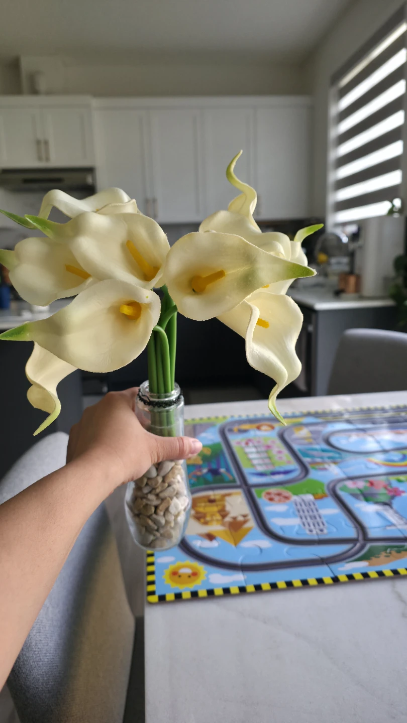 Artificial White Calla Lily Bouquet
