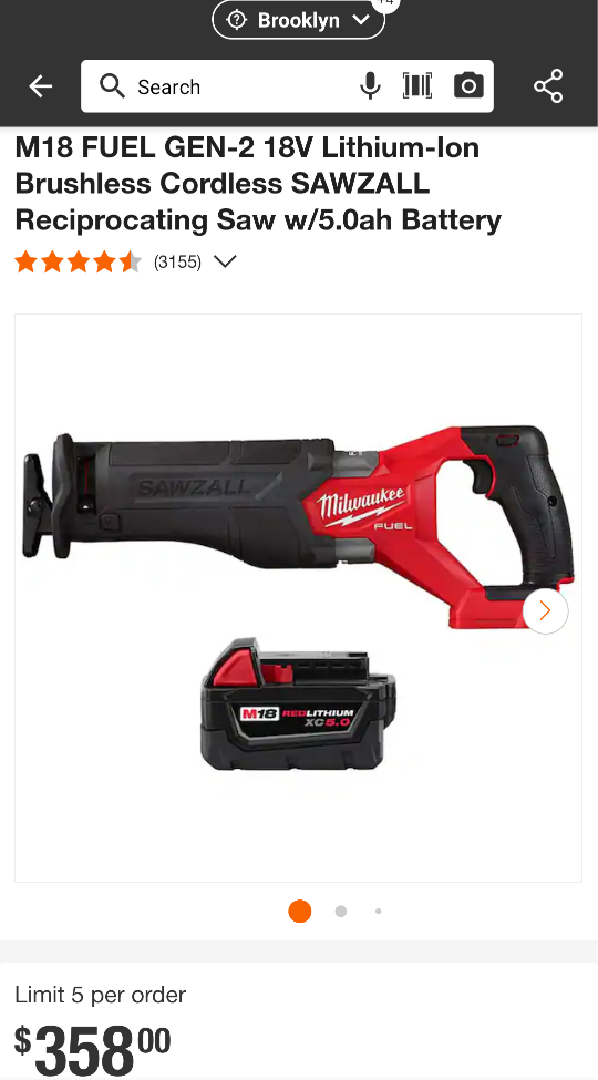 M18 Milwaukee FUEL Brushless Sawzall Combo Kit - photo 2