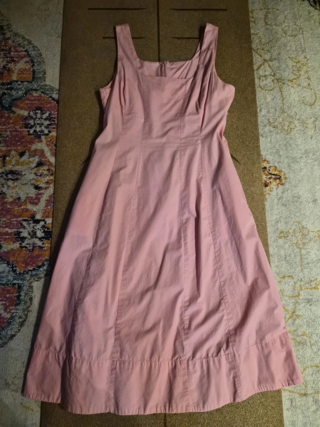 Pink A-line Dress cotton