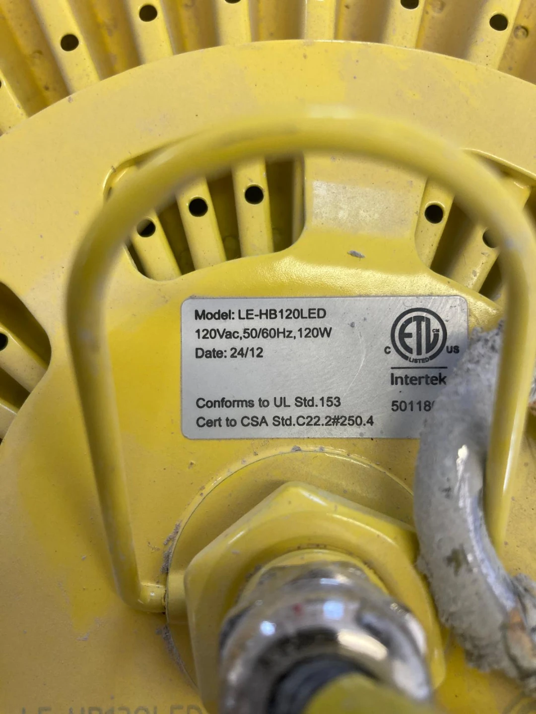 Lind Equipment LE-HB120LED High Bay LED Light