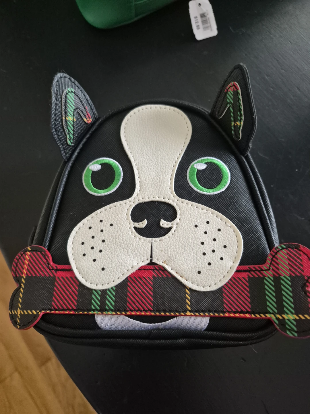 Black Dog Face mini bag