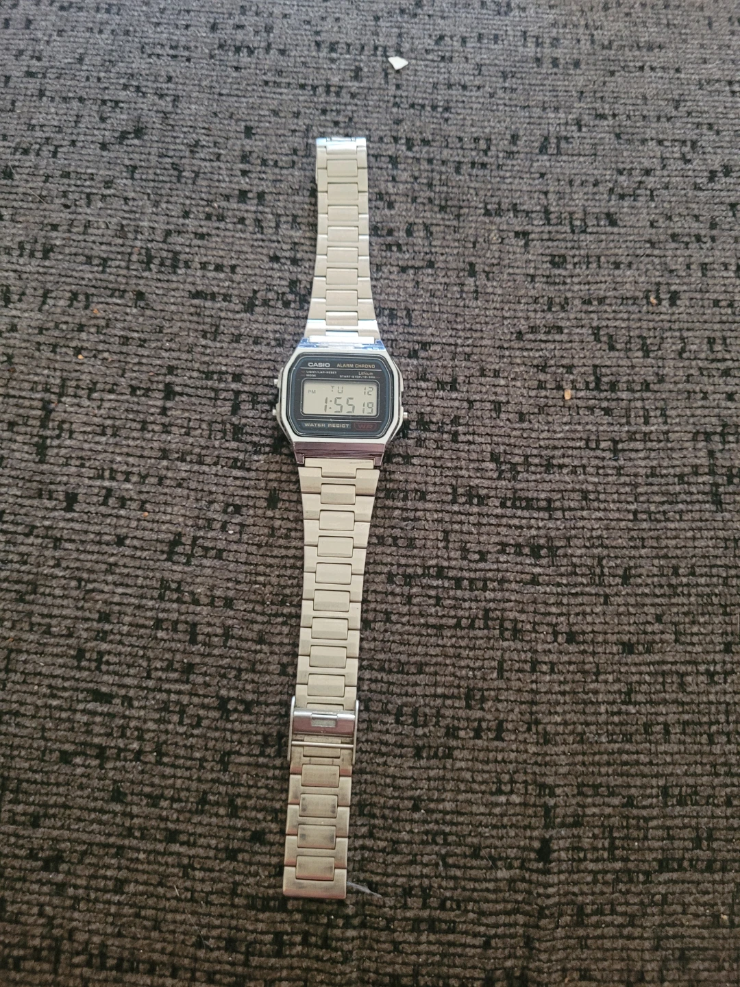 Casio A158W Stainless Steel Watch