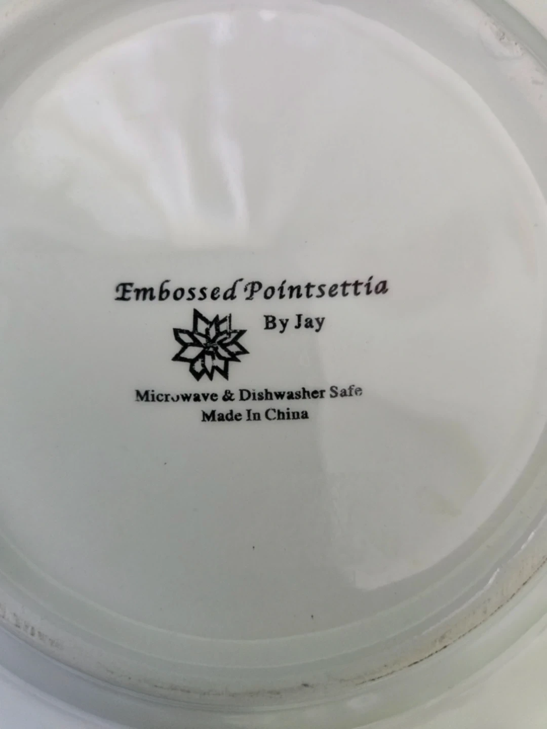 Beautiful Poinsettia Bowl By Jay - photo 3