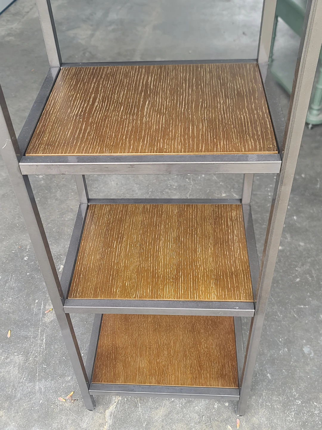 Tall Metal and Wood Shelf Unit - photo 3