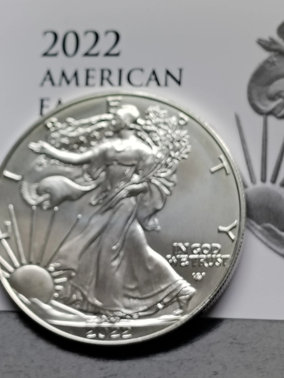 2022 American Silver Eagle One Ounce Uncirculated Coin - photo 2