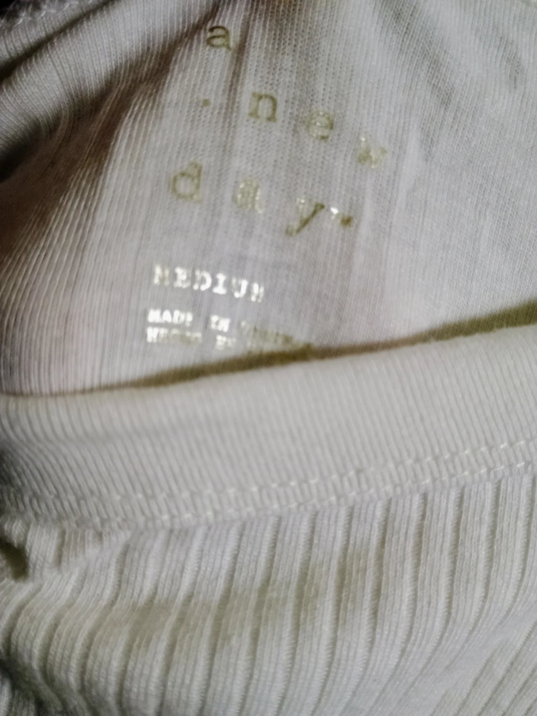 A New Day Women's Ribbed T-Shirt - Medium - photo 2