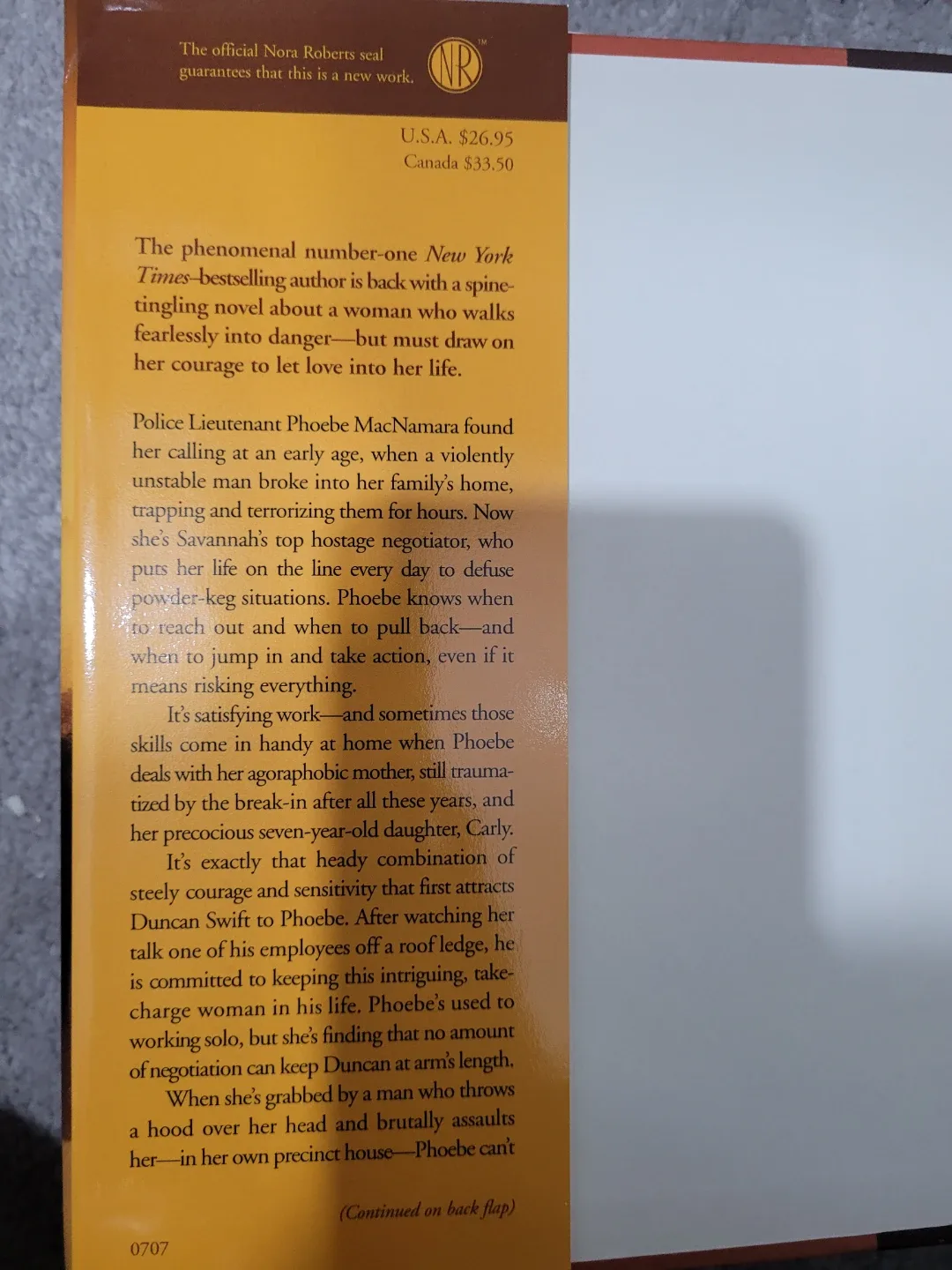 Nora Roberts High Noon hardcover Novel - photo 2