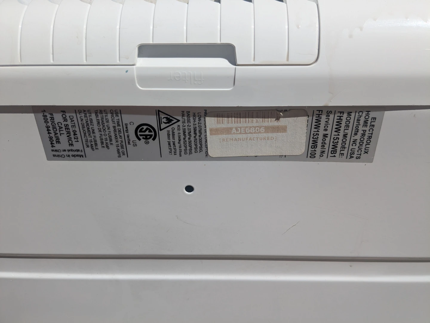 Frigidaire 15,000 BTU Window Air Conditioner - photo 3
