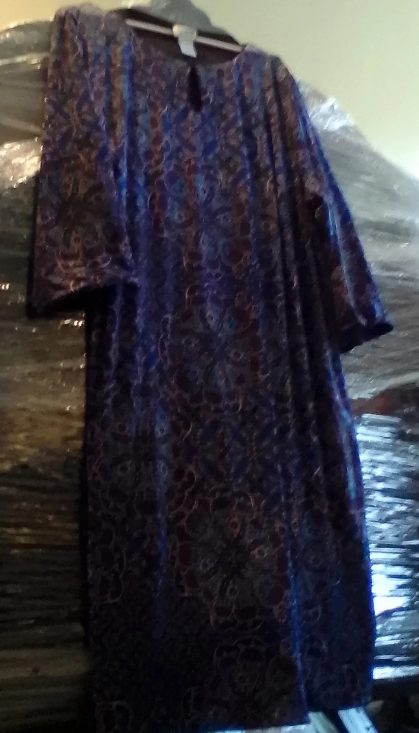 Women's Patterned Long Sleeve Dress