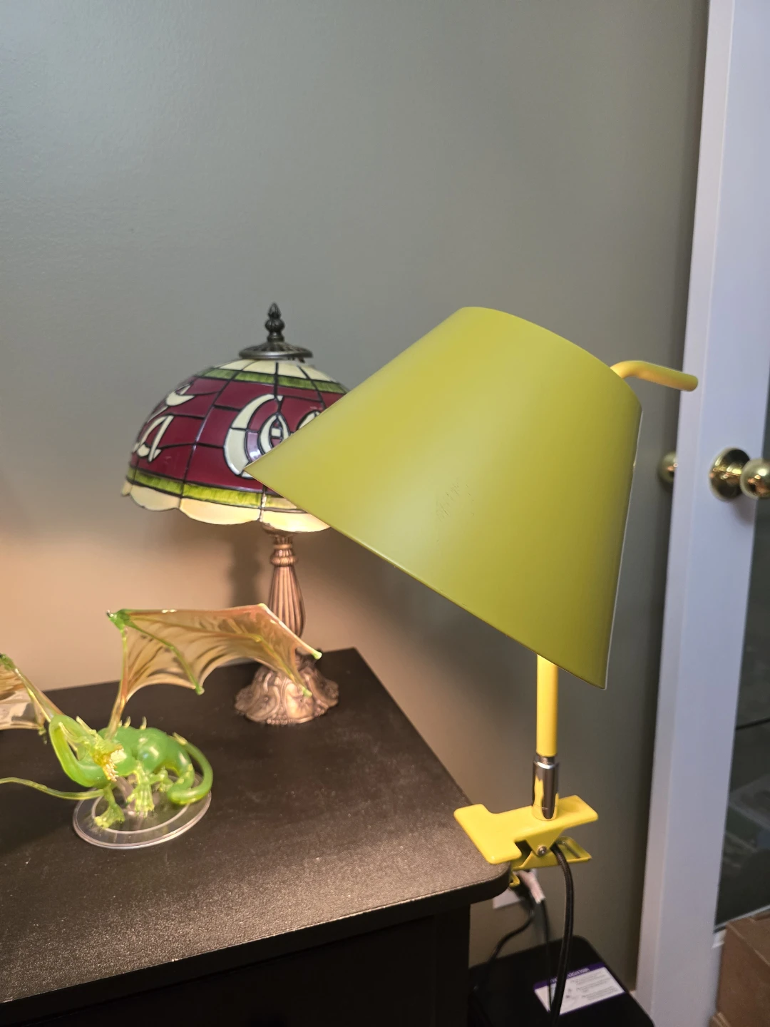 Yellow Clamp Lamp