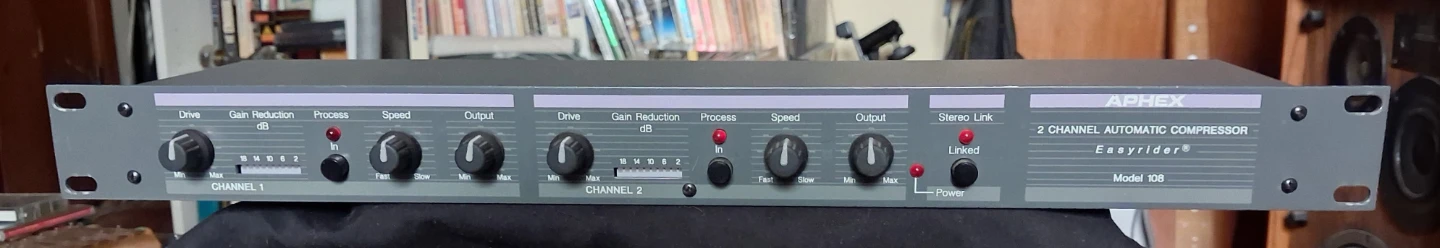 Aphex 108 Easyrider 2-Channel Automatic Audio Compressor