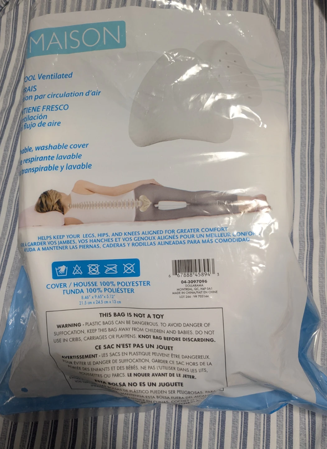 CONTOURED MEMORY FOAM KNEE/ LEG PILLOW - photo 2
