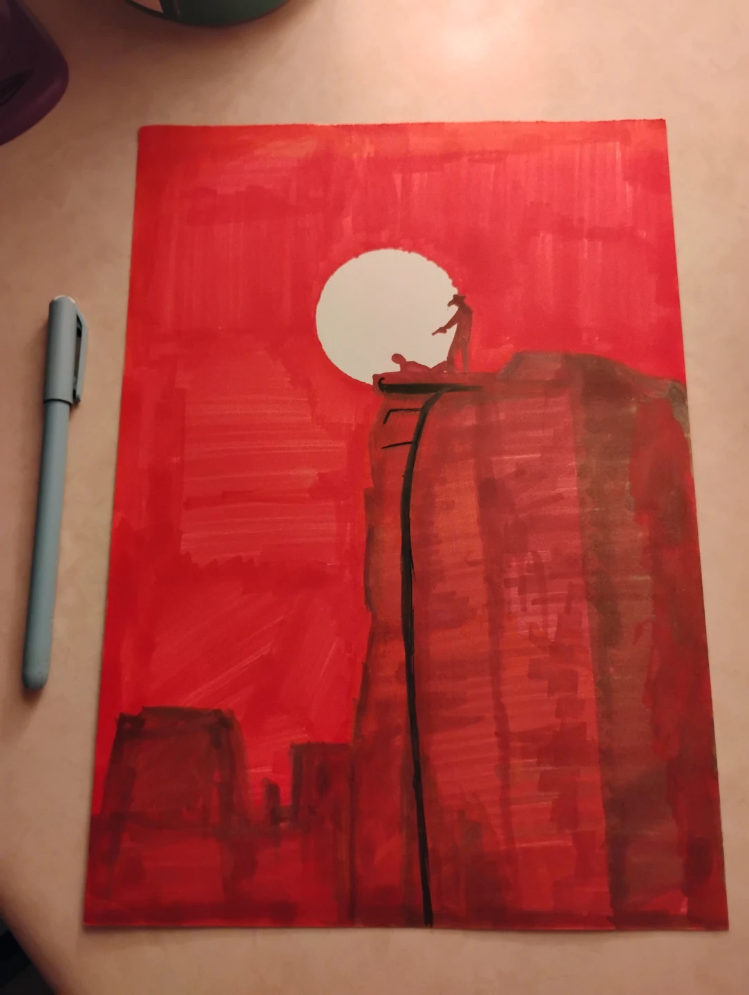 RDR Handmade Western Silhouette Artwork
