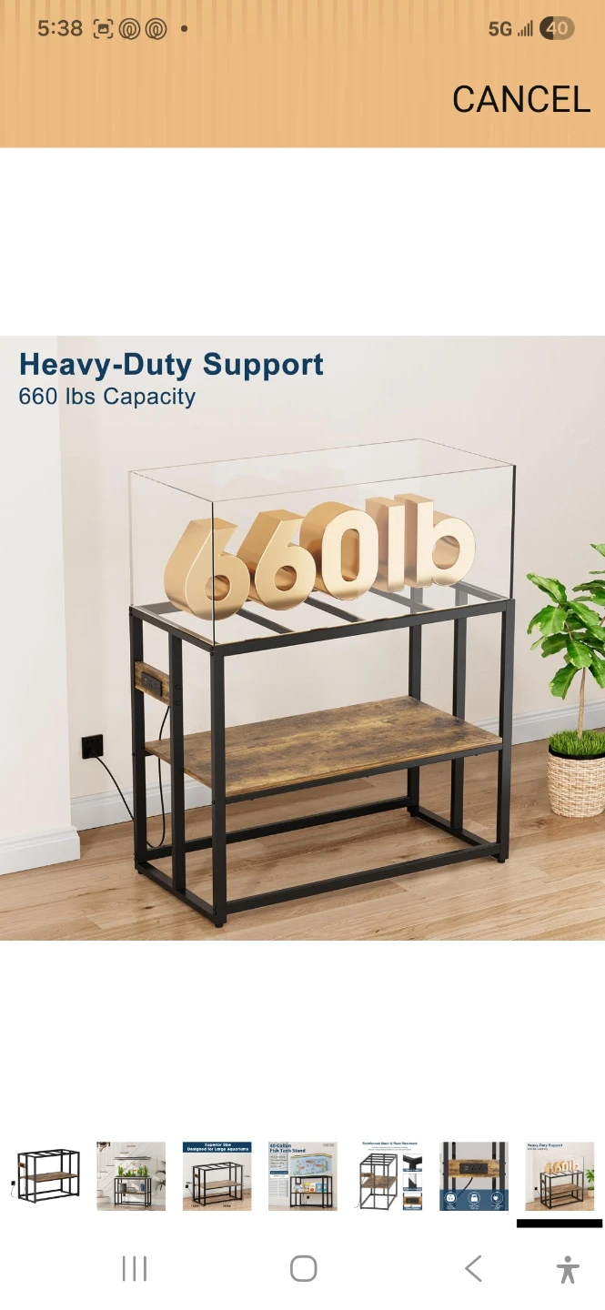 Urban Deco 40 Gallon Fish Tank Stand - photo 4