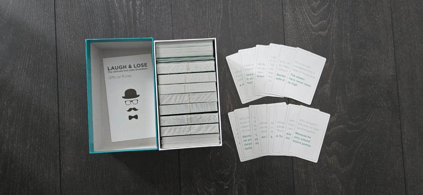 Laugh & Lose 2.0 The Ultimate Dad Joke Showdown Card Game - photo 4
