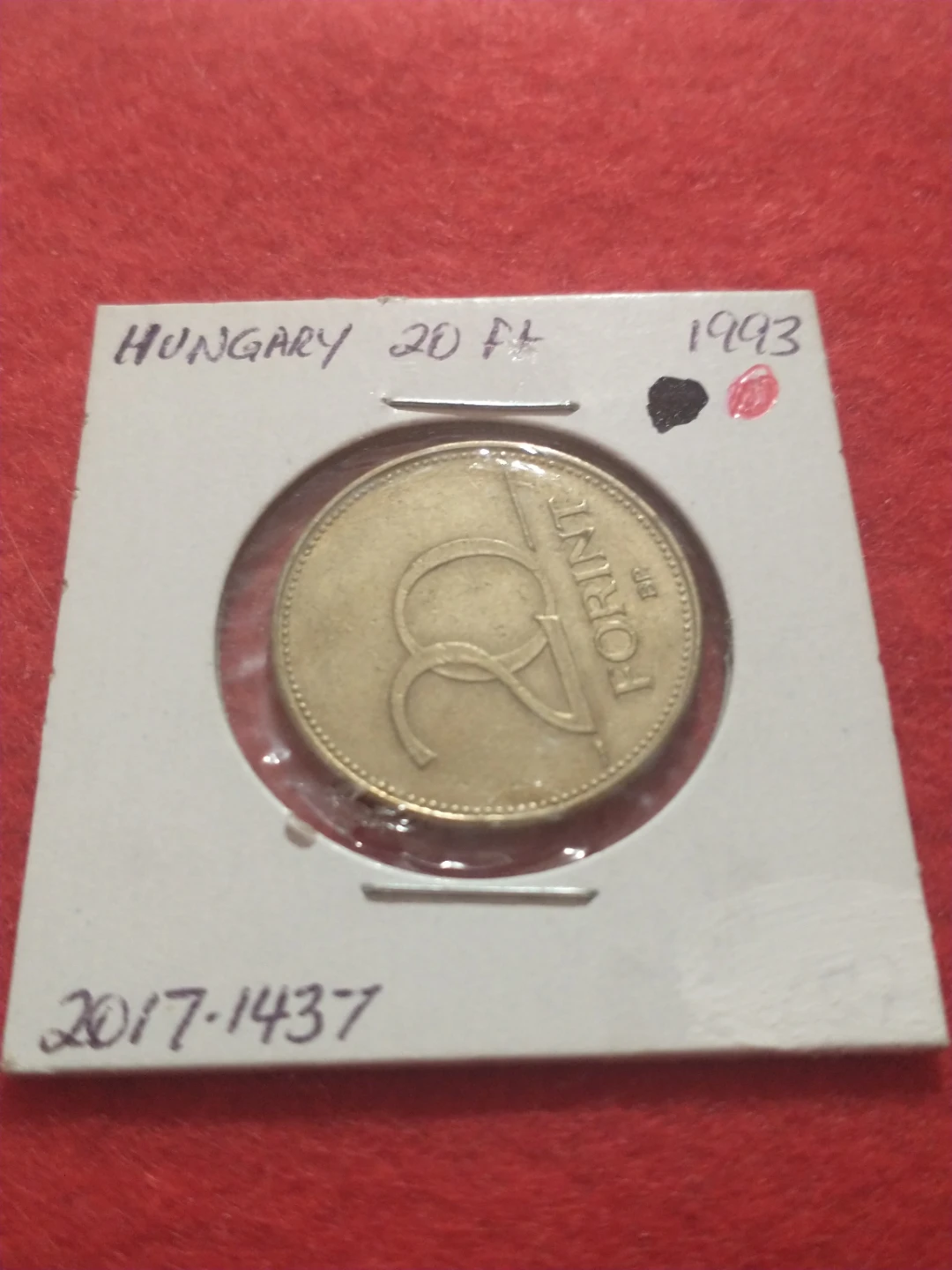 Hungary 20 Forint Coin 1993 - photo 3