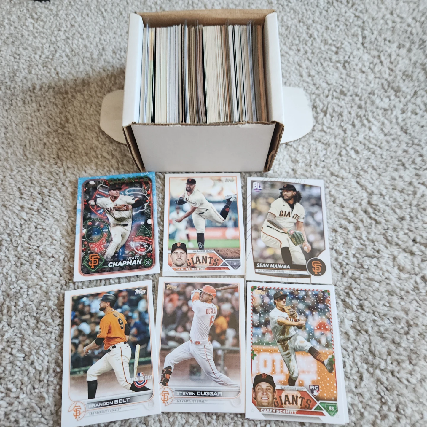 San Francisco Giants, 100 Baseball Cards Team lot