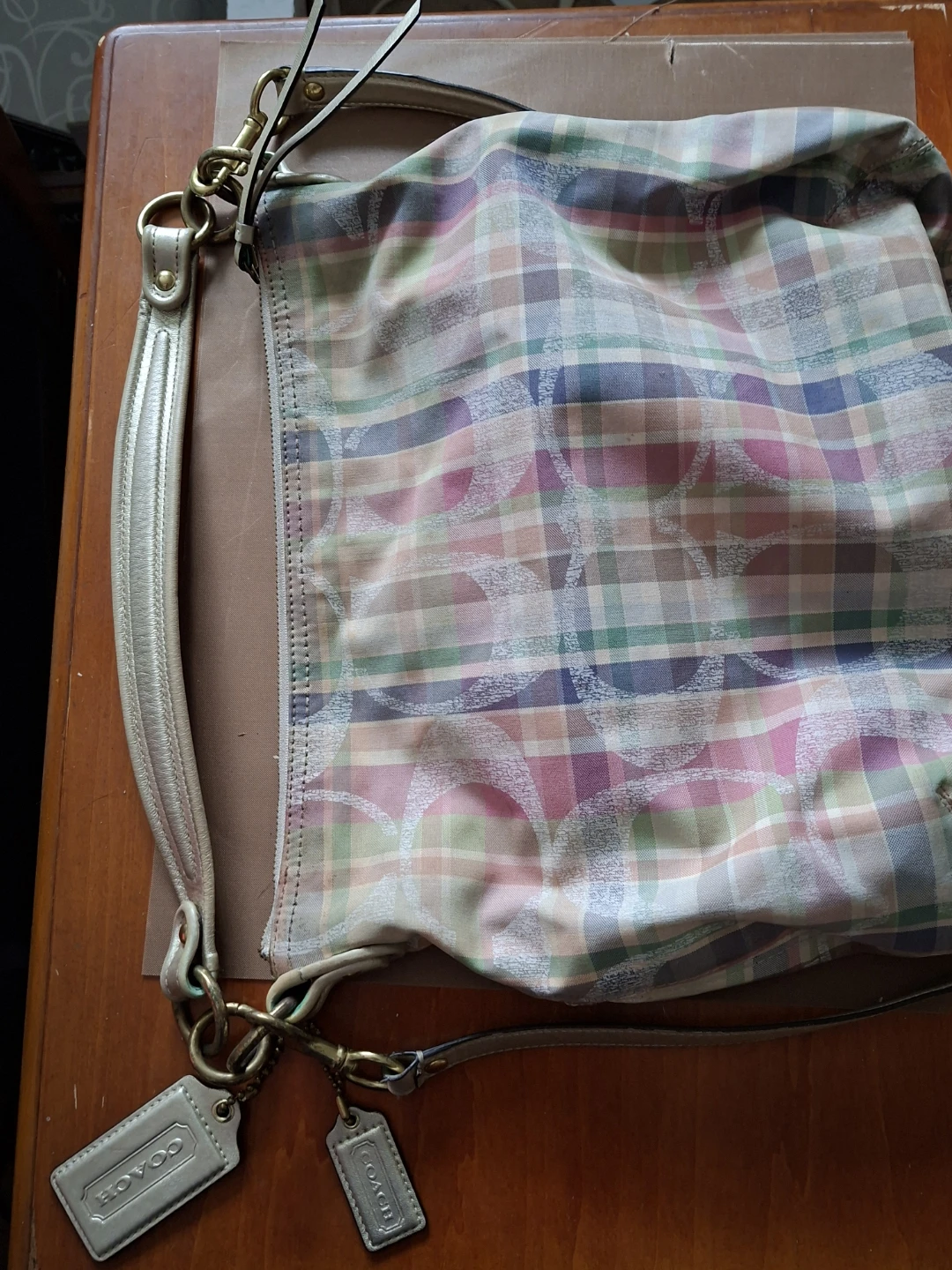 Coach Plaid Shoulder Bag - photo 2