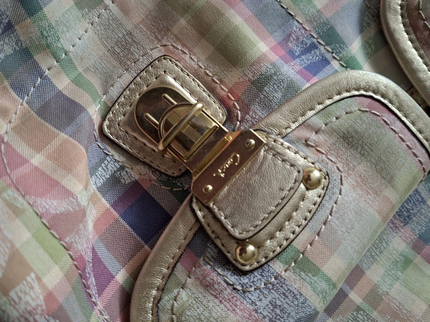 Coach Plaid Shoulder Bag - photo 3