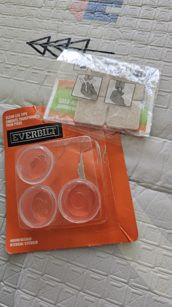 Everbilt Clear Leg Tips - 4 Pack