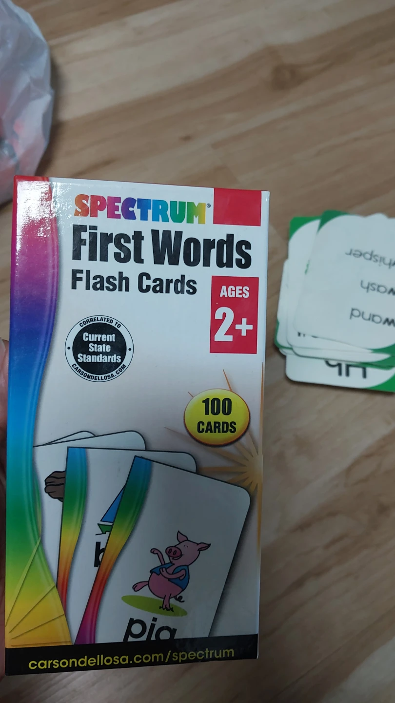 Spectrum First Words Flash Cards - 100 Cards & other kids stuff - photo 2