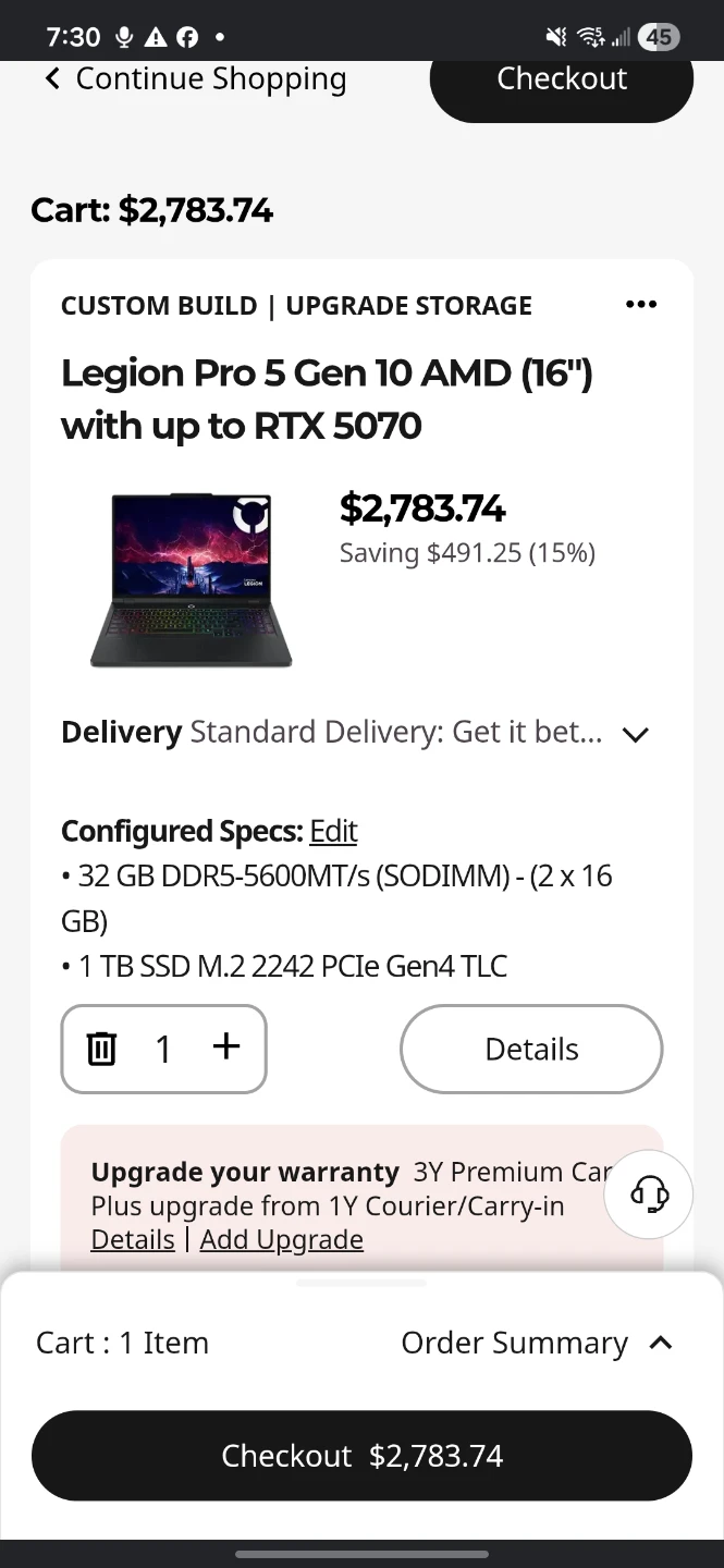 Lenovo Legion Pro 5 Gen 10 AMD Laptop with RTX 5060
