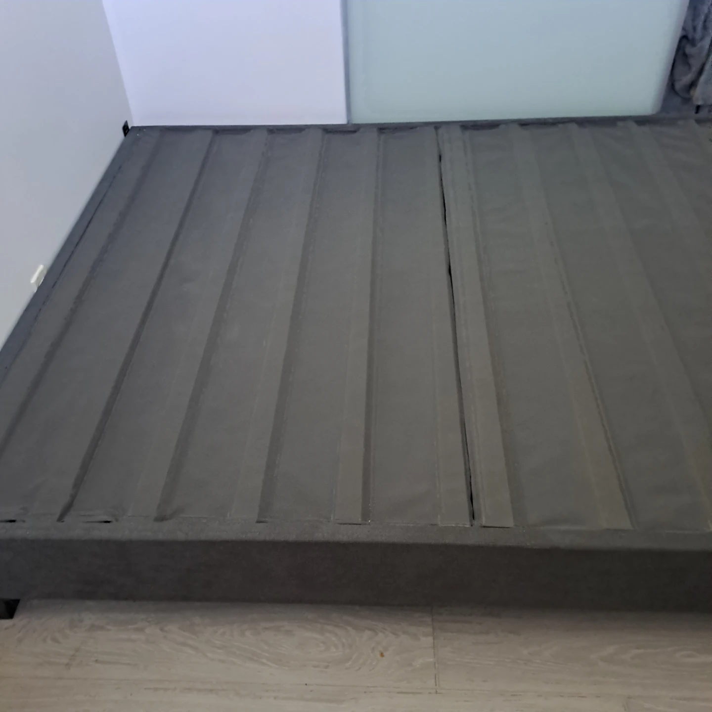 Grey Fabric Bed Frame