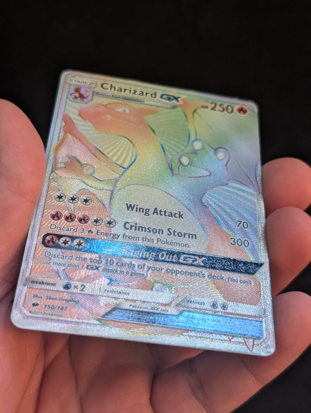 Charizard GX Burning Shadows Secret Rare 150/147 - Pokemon - photo 3