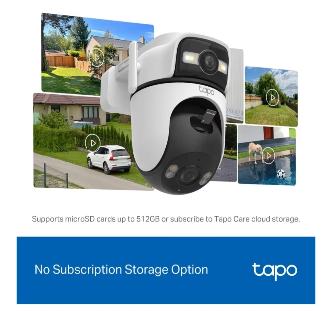 NEW: TP-Link Tapo C545D 2K Dual Lens Outdoor Camera - photo 3