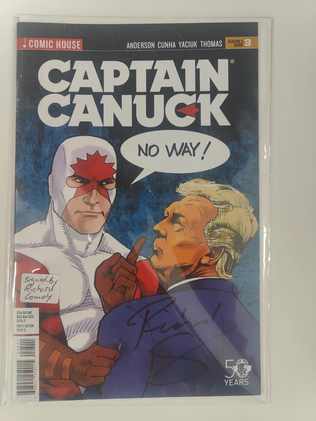 Captain Canuck Season 3 Issue 8 Comic Book - photo 3