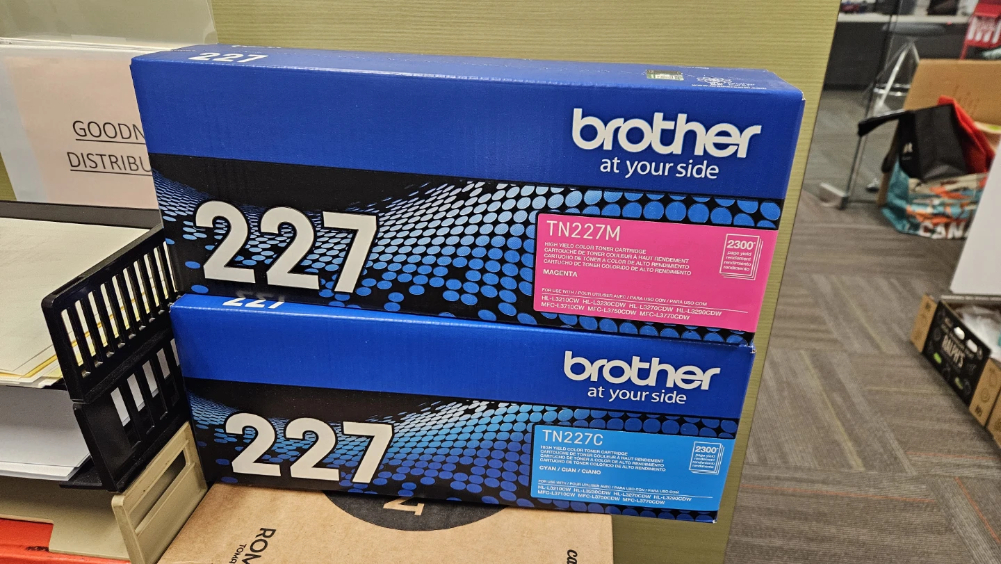 Brother TN227M Magenta & TN227C Cyan Toner Cartridges