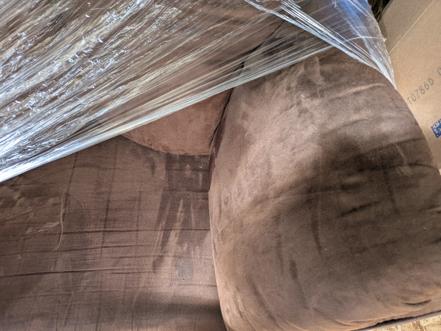 Brown Suede Armchair - photo 4