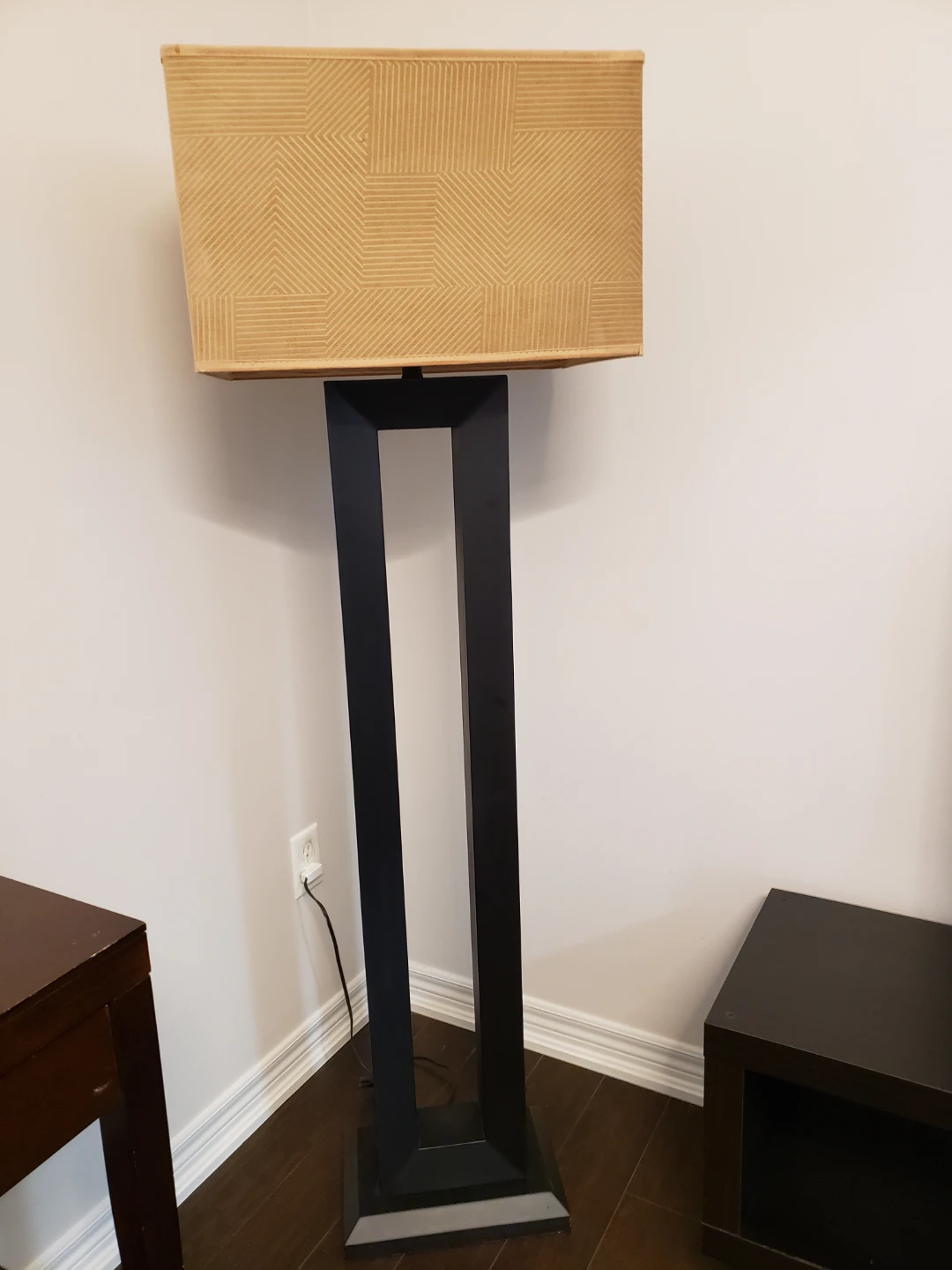 Pier 1 Floor Lamp with Shade - photo 2