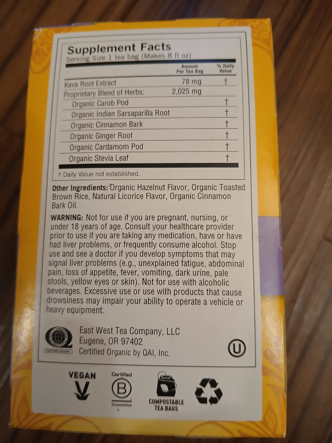 Yogi Kava Stress Relief Herbal Supplement Tea, 16 Tea Bags - photo 2