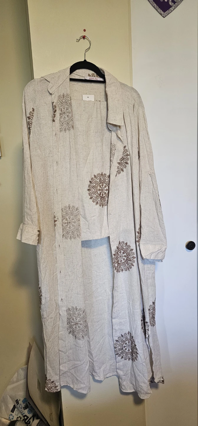 2 peices set with wide pants