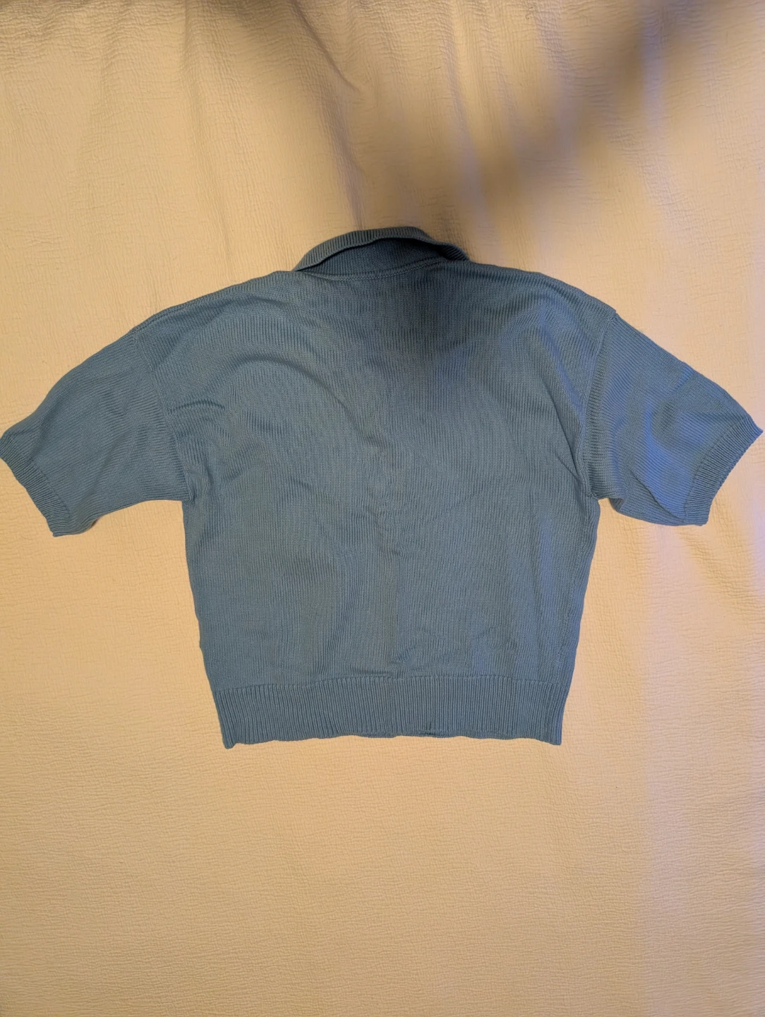 EQUIPMENT FEMME Blue Knit Polo Shirt - XS - photo 2