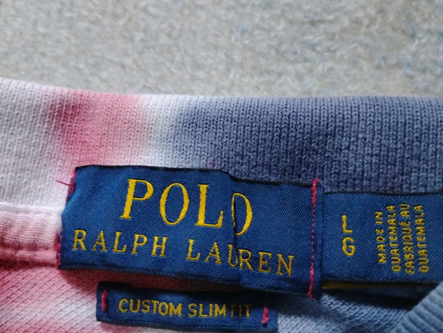Polo Ralph Lauren Custom Slim Fit Tie-Dye Polo Shirt - Size L - photo 5