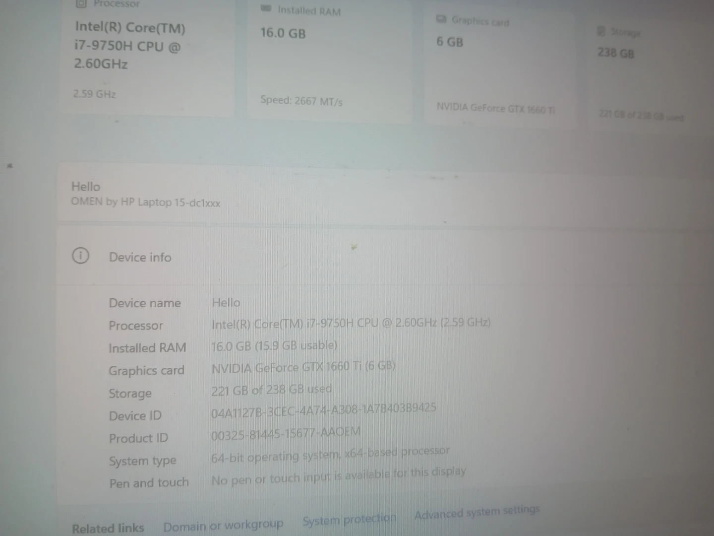 HP OMEN 15-dc1xxx Laptop - photo 2
