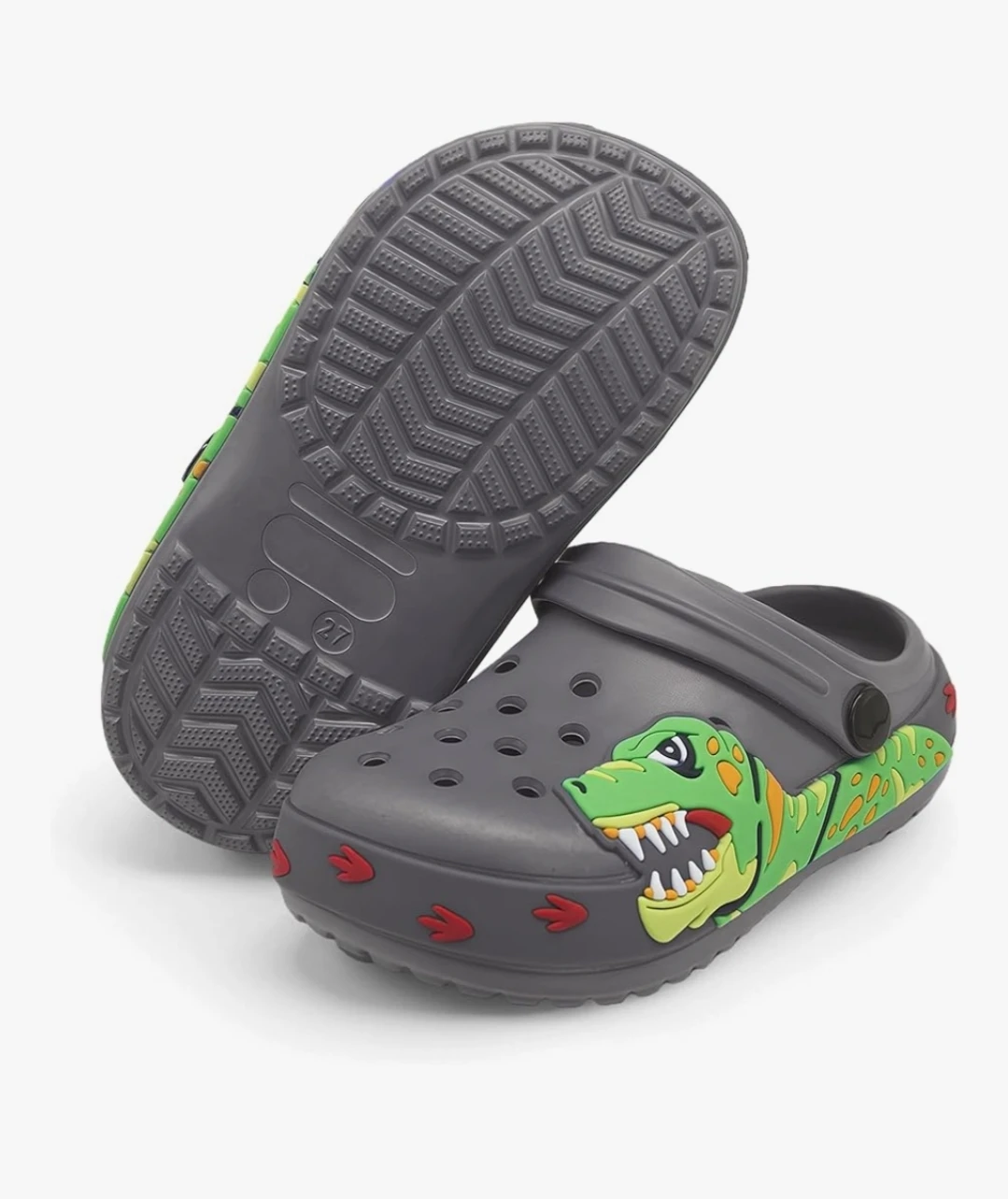 *NEW* Kids Dinosaur Clogs Size 7 Toddler - photo 3