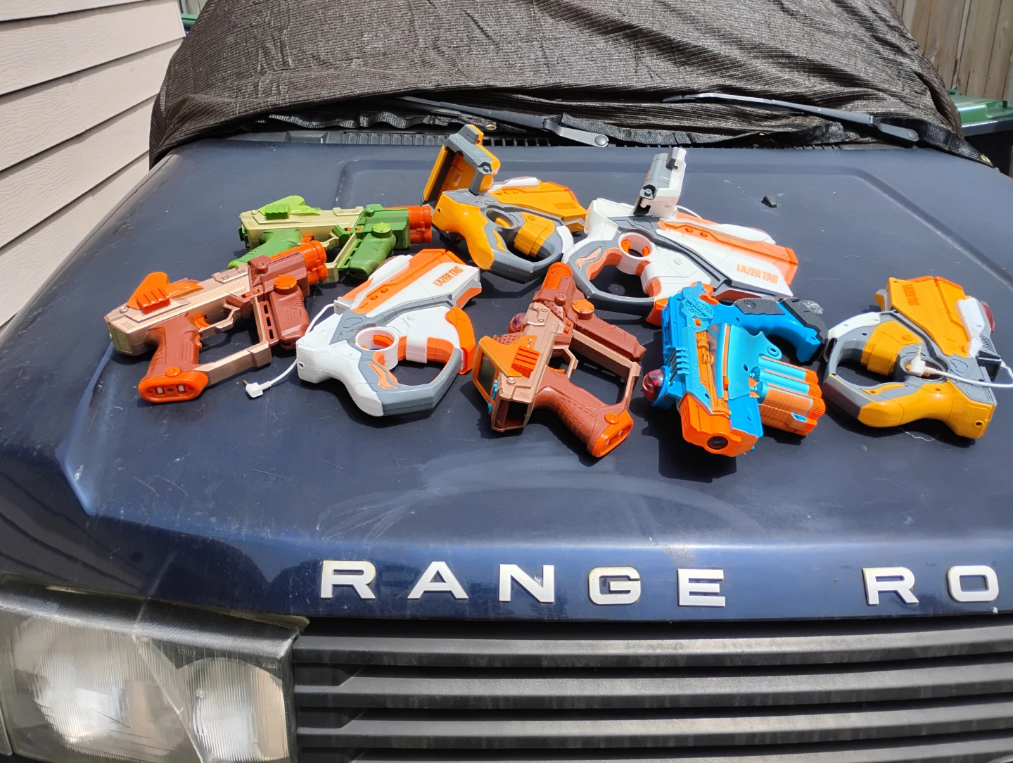 Lot of 7 Laser Tag Blasters