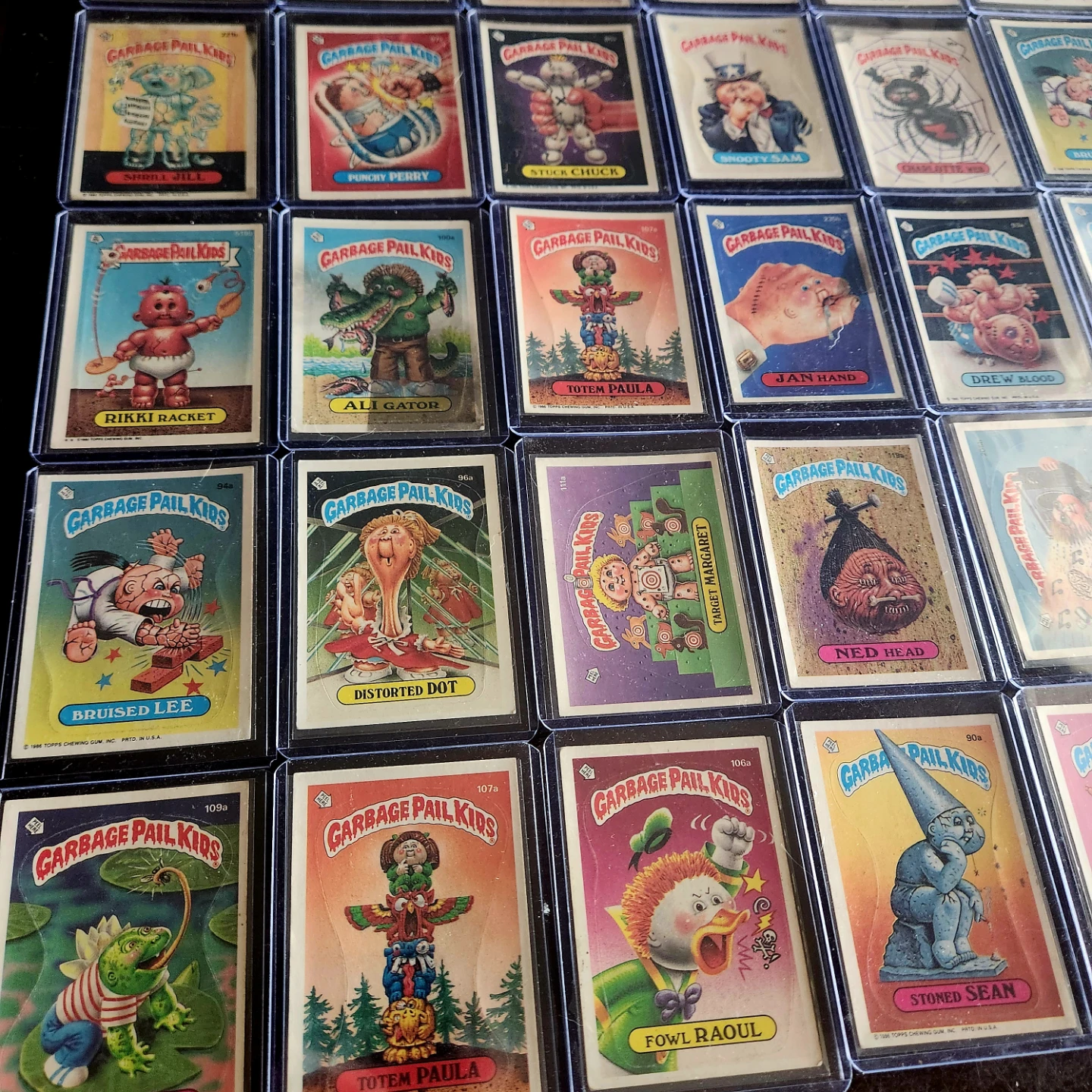 76 Vintage Garbage Pail Kids Cards - 1986 GPK Lot - photo 2