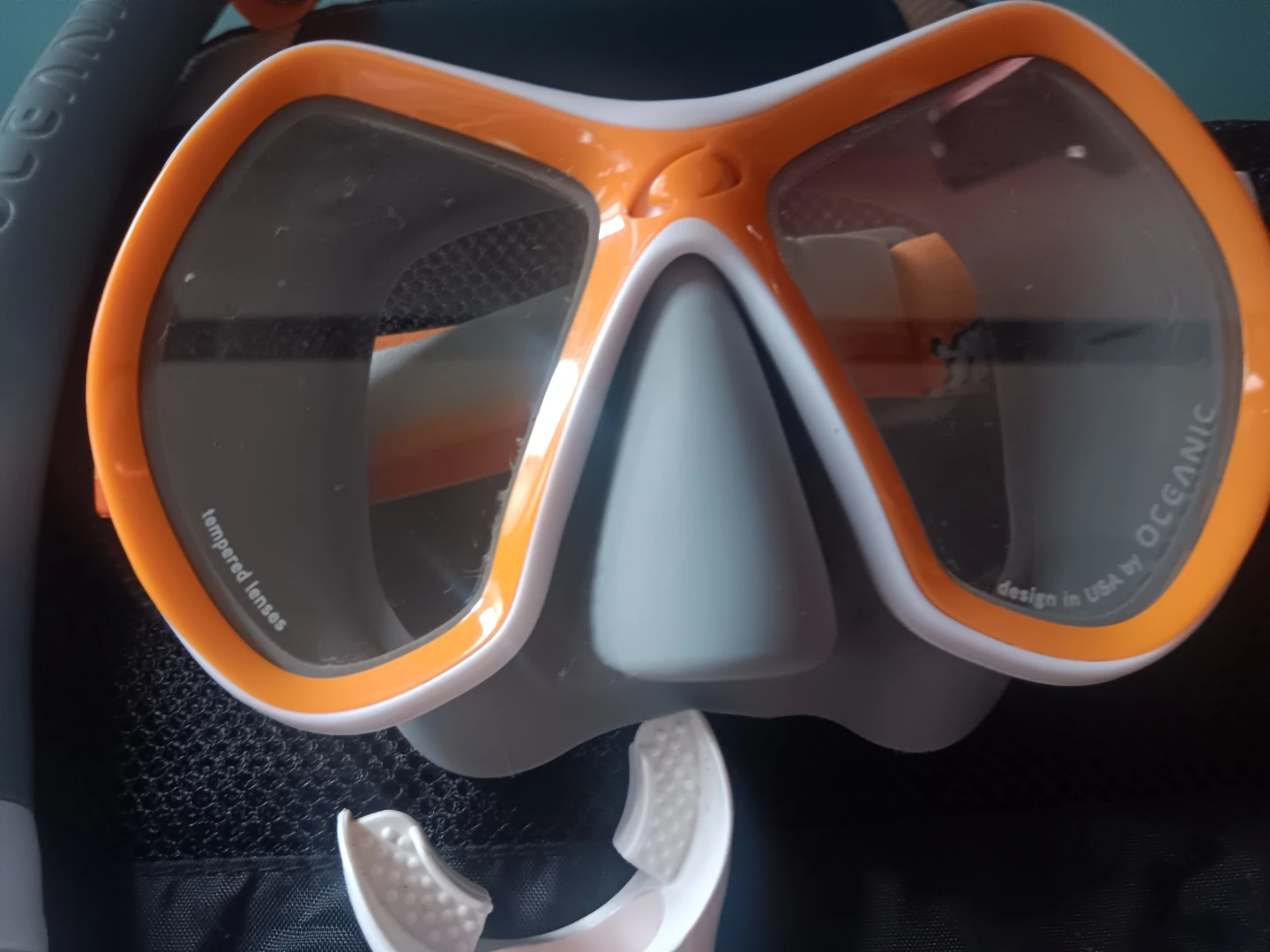 Oceanic Scuba Diving Mask, Snorkel, and Fins Set - photo 4
