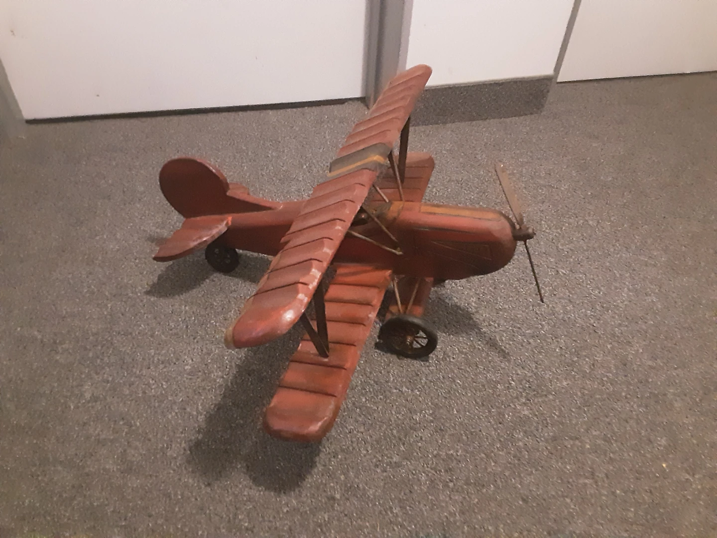 Wooden Biplane Model - photo 2