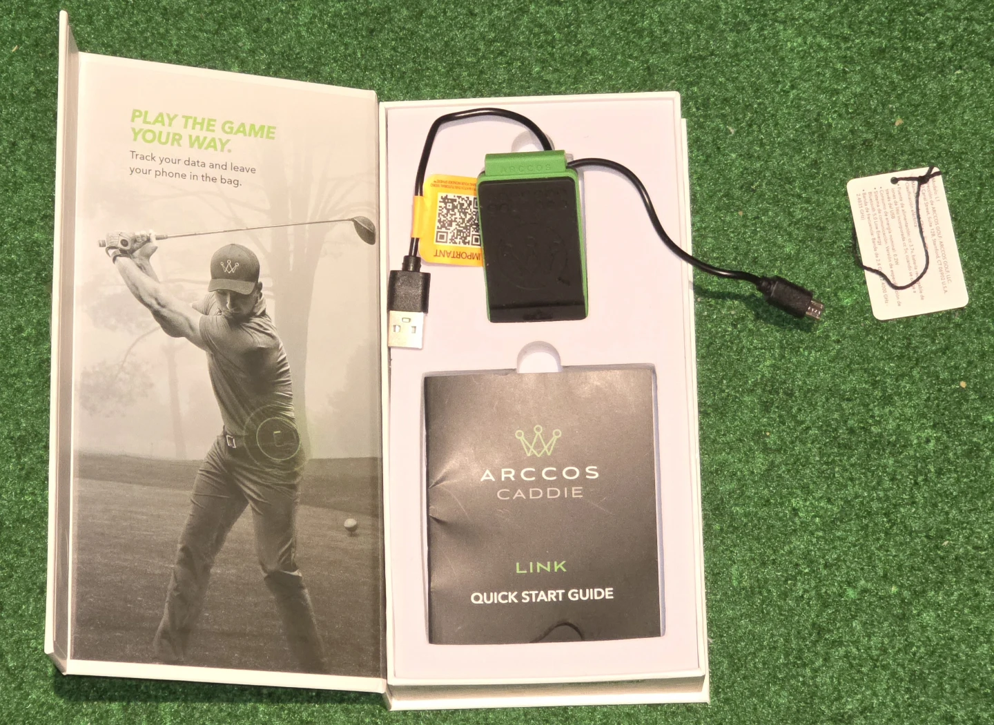 Arccos Caddie Link Wearable Shot-Tracking Device - photo 2