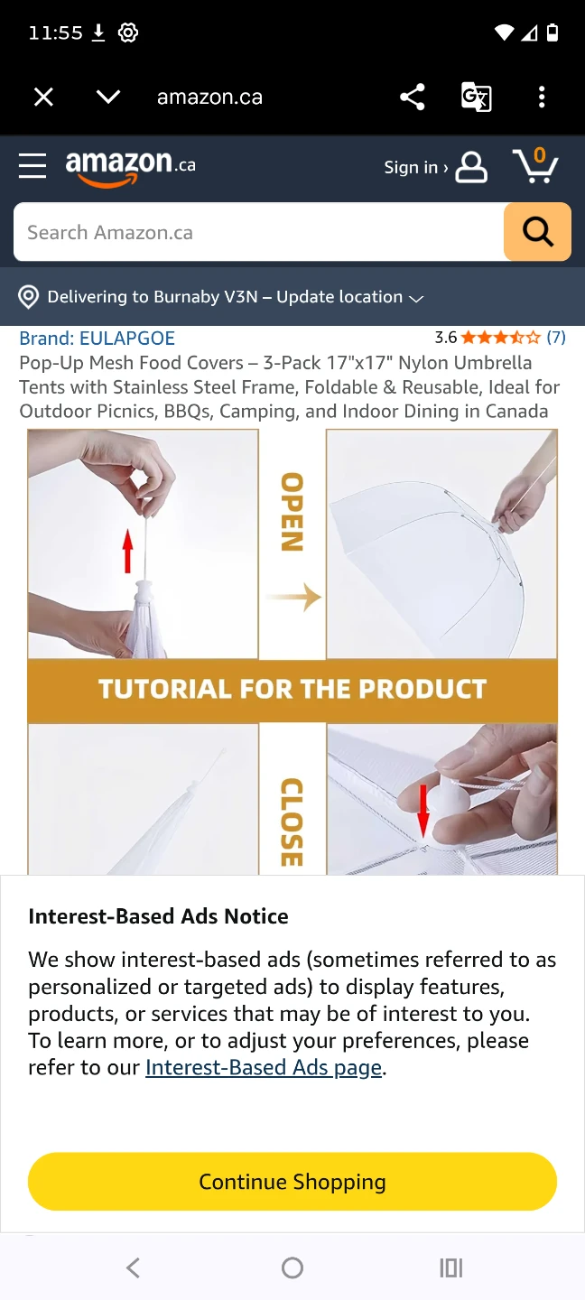 Pop-Up Mesh Food Cover - photo 4