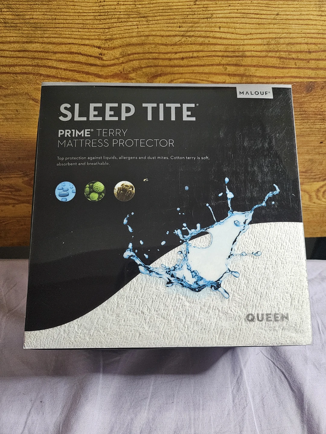 Mattress Protector - Queen Size "Sleep Tite Prime Terry"