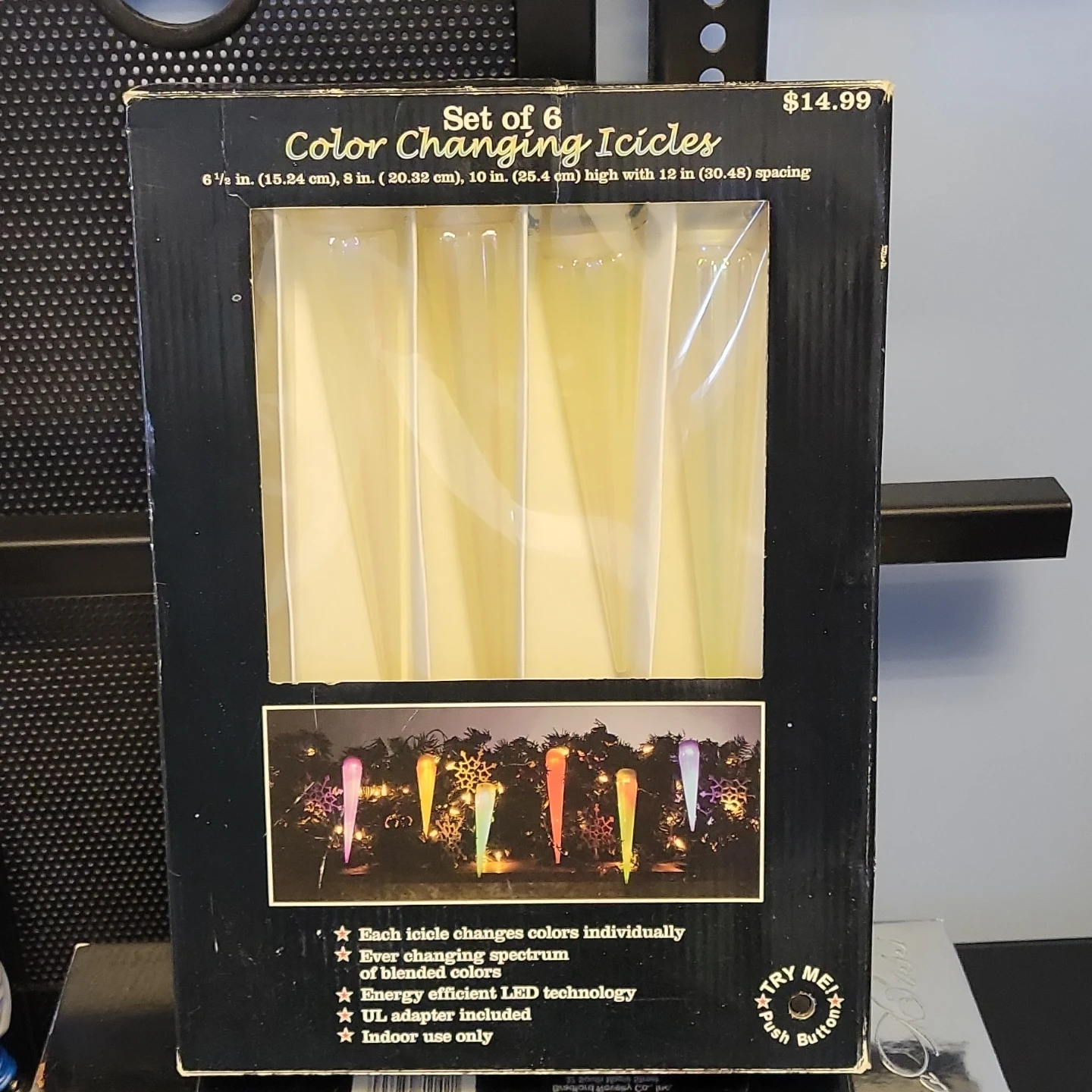 Set of 6 Color Changing Icicles