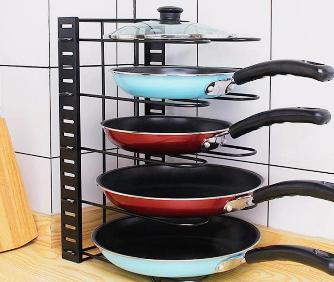 Brand New Pot/Pot Cover Rack (Adjustable 5 Levels) - photo 4