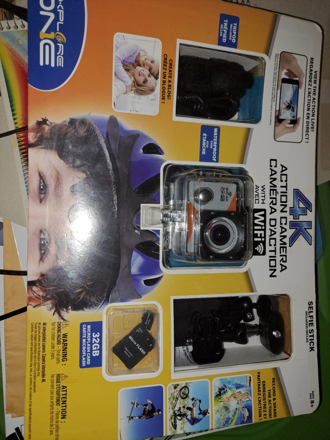 Explore One 4K Action Camera with WiFi